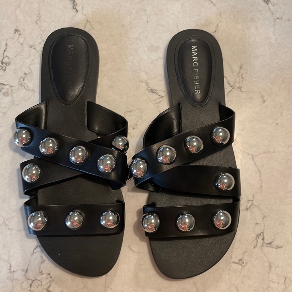 Marc Fisher studded sandals